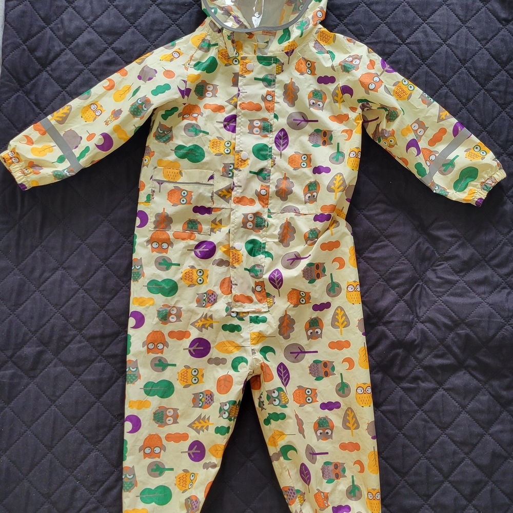 3/20$ Colorful Owl Print Baby Jumpsuit